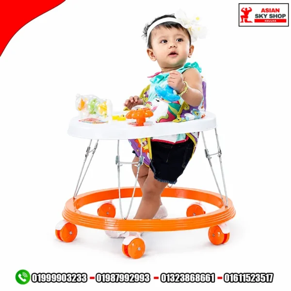 Baby Walker with Interactive Activity Toy Tray