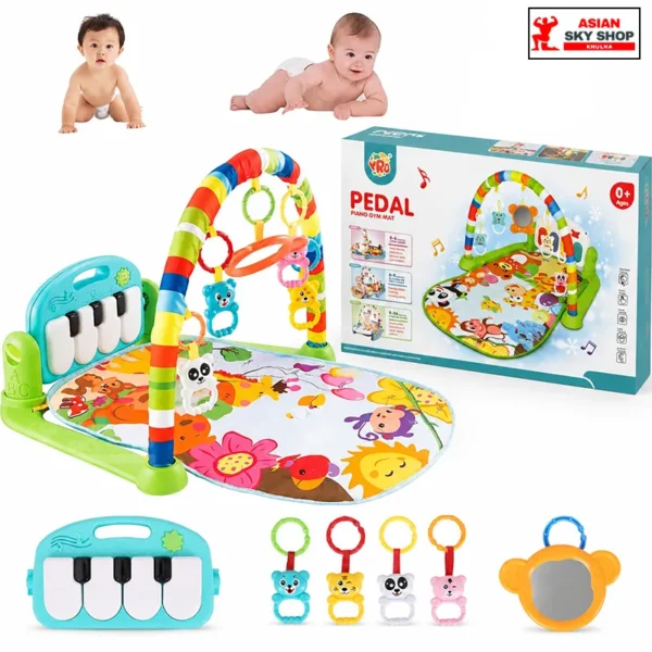 Pedal Musical Play Piano Gym Mat Baby Toy
