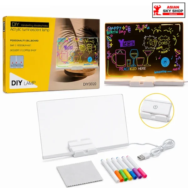 DIY Acrylic Luminescent Lamp (Model: DIY3020)