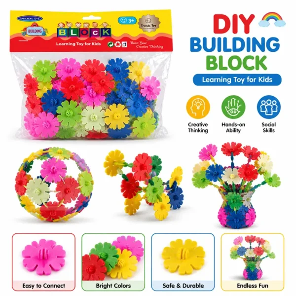 DIY Flower Building Blocks (Learning Toy for Kids