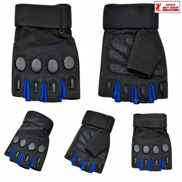 Half-Finger Gym & Fitness Gloves with Wrist Support