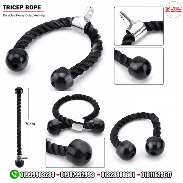 Heavy Duty Tricep Rope Cable Attachment Asian sky shop khulna
