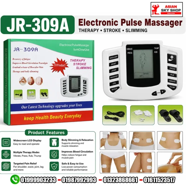 JR-309A Electronic Pulse Massager Asian Sky Shop Khulna
