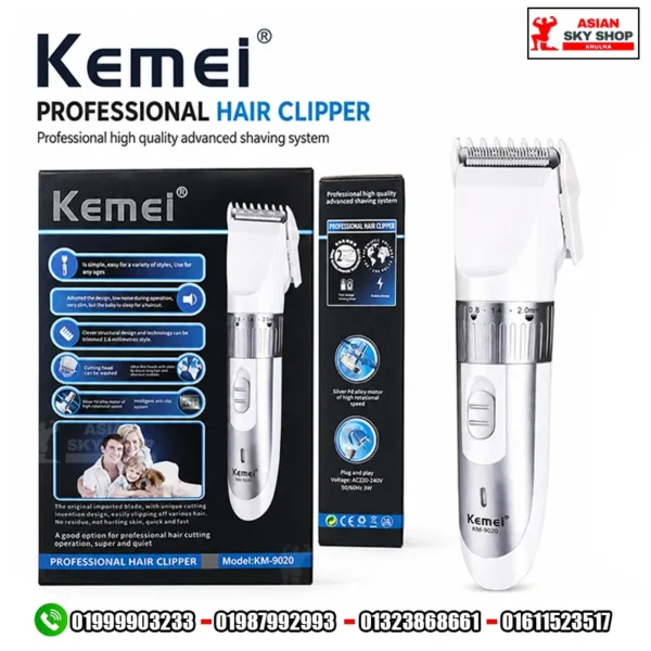 Kemei KM-9020 Professional Hair Clipper & Trimmer