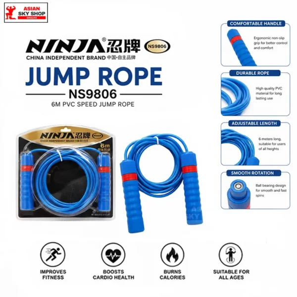 Ninja NS9806 6M PVC Speed Jump Rope