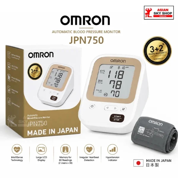 Omron JPN750 Automatic Blood Pressure Monitor