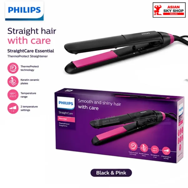 Philips BHS375/00 Essential ThermoProtect Hair Straightener