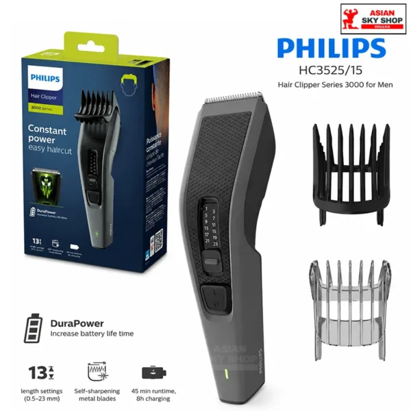 Philips HC3525/15 Hair Clipper Series 3000 for Men