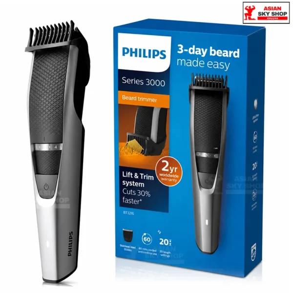 Philips BT3216 Series-3000 Rechargeable Beard Trimmer