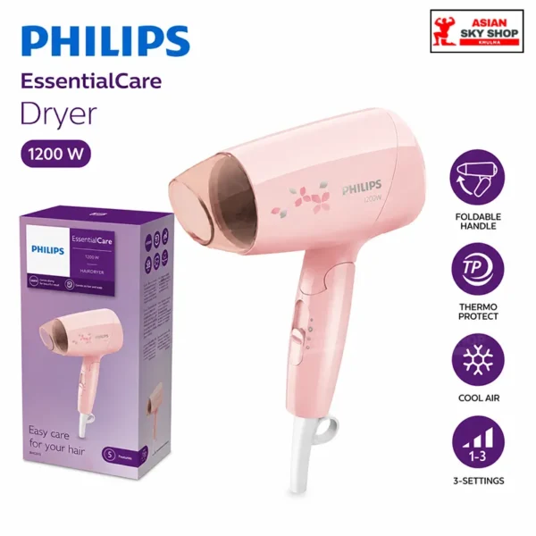 Philips EssentialCare Hair Dryer BHC010 (1200W)