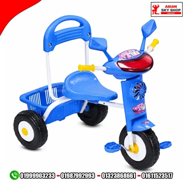 RFL Rocket Tricycle with Integrated Durable Plastic Structure