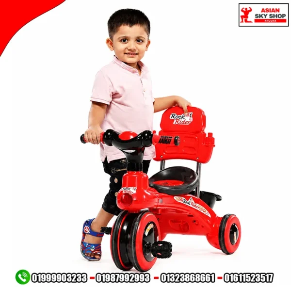 Rock Rider Tricycle with High Backrest