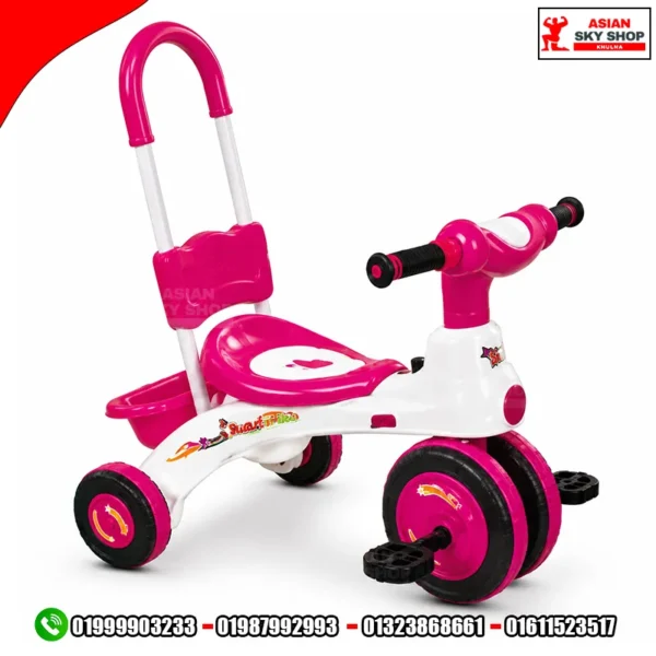Rock Rider Kids Tricycle with Parental Support Handle
