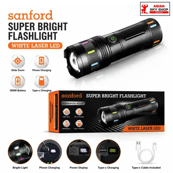 Sanford Super Bright Flashlight Asian sky shop khulna