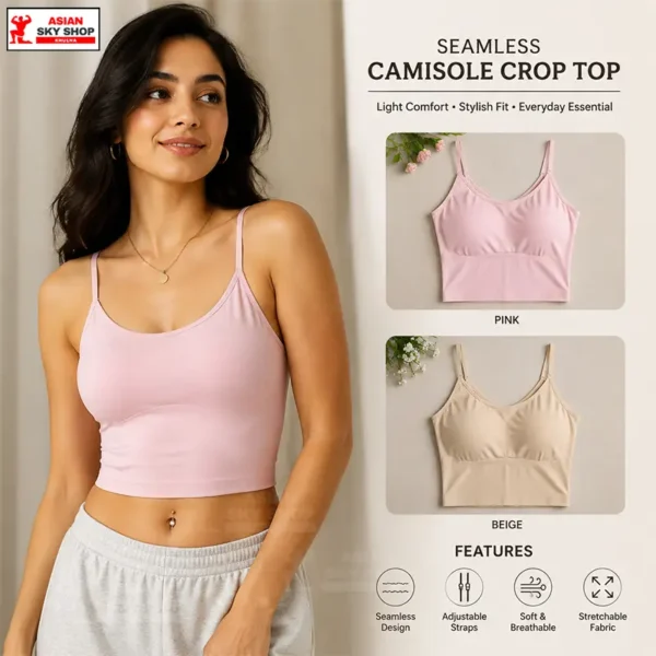 Seamless Camisole Crop Top for Women Asian Sky Shop Khulna