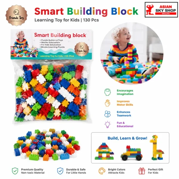 Smart Building Block (130 Pcs) Learning Toy