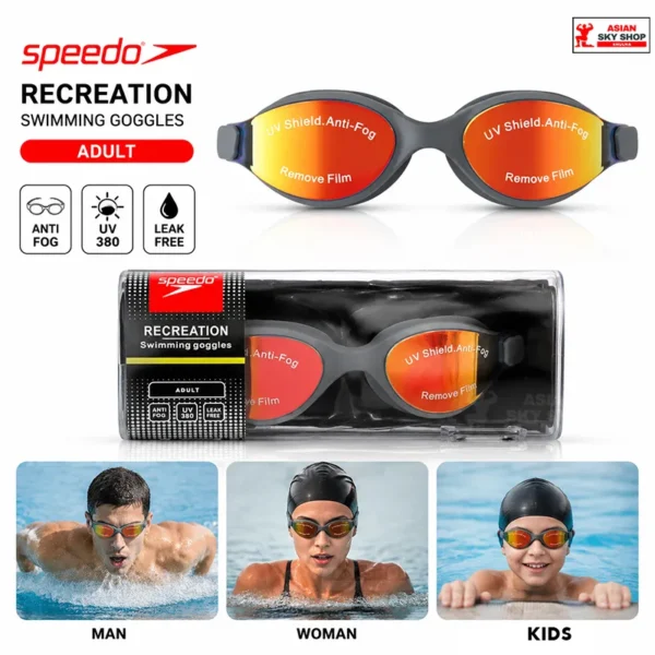 Speedo Recreation Adult Swimming Goggles