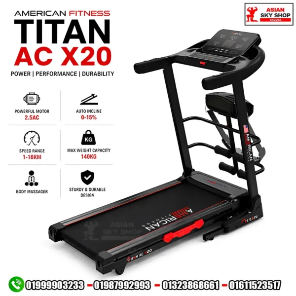 American Fitness TITAN AC X20 Treadmill