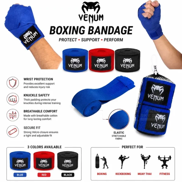 Venum Boxing Bandage - Professional Hand Wrap