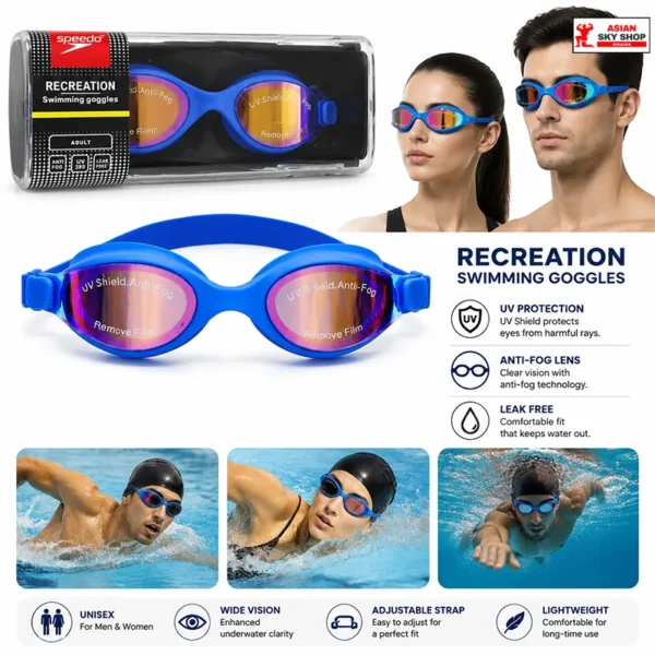 Speedo Recreation Swimming Goggles Asian sky shop khulna